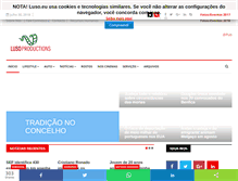 Tablet Screenshot of luso.eu